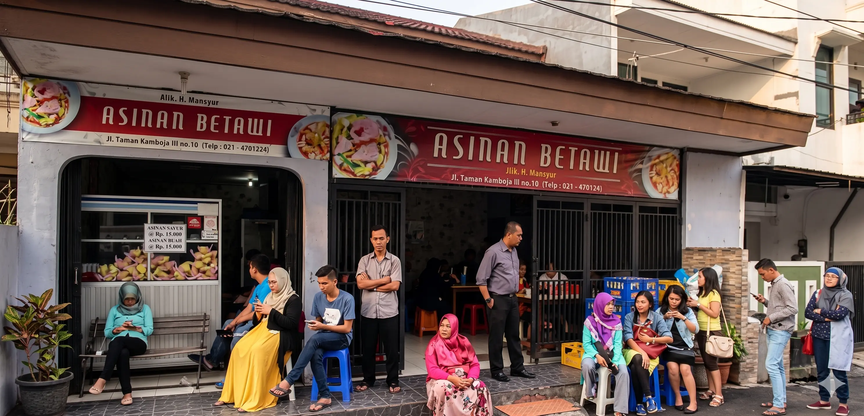 Suasana restoran Chinese klasik di Kota Tua Jakarta